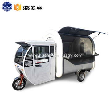 stainless steel coffee cart truck